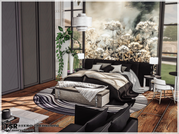 Mix Stero Bedroom - The Sims 4 Custom Content