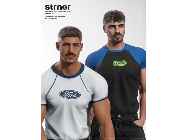 Alpha Graphic Set - The Sims 4 Custom Content