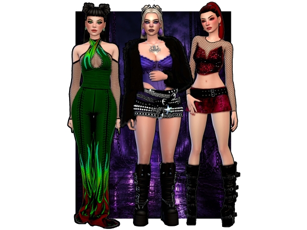Mix VILLAINS VICES PART I - The Sims 4 Custom Content