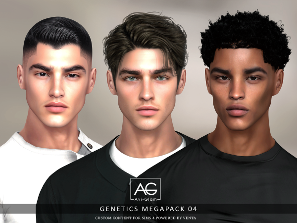 Alpha Part of Avi Glam Genetics Megapack 04 - The Sims 4 Custom Content