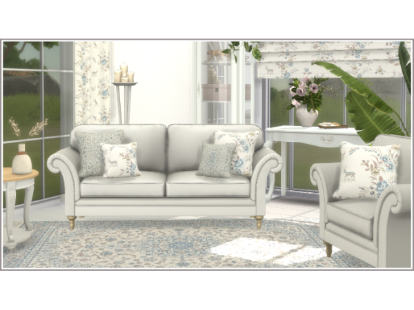 Alpha Aela Vintage Rug - The Sims 4 Custom Content