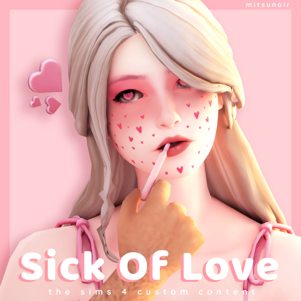 Maxis Match Sick of Love by simsfinds - The Sims 4 Custom Content