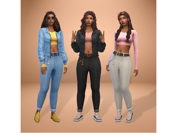 Maxis Match Cool Gurrl Collection - The Sims 4 Custom Content