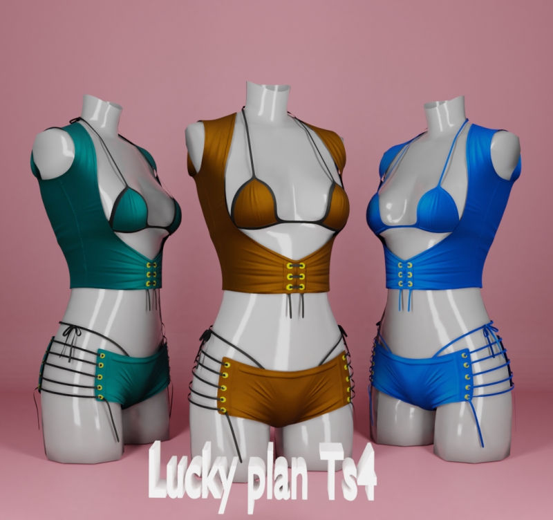 Alpha Lucky plan_Madeleine set by lucky-plan-ts4 - The Sims 4 Custom Content