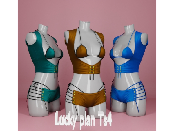Alpha Lucky plan_Madeleine set - The Sims 4 Custom Content