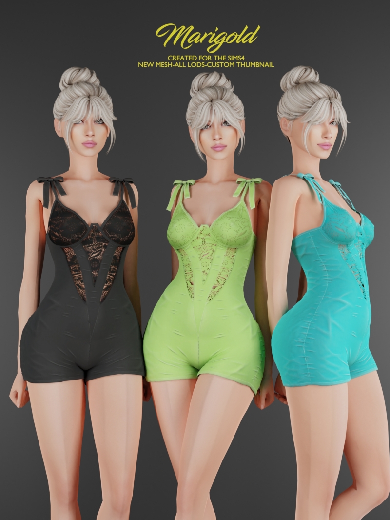 Alpha MARIGOLD TS4_LENIA by marigoldsims - The Sims 4 Custom Content