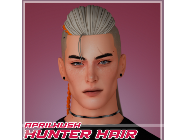 Maxis Match Hunter hair by aprilhush - The Sims 4 Custom Content