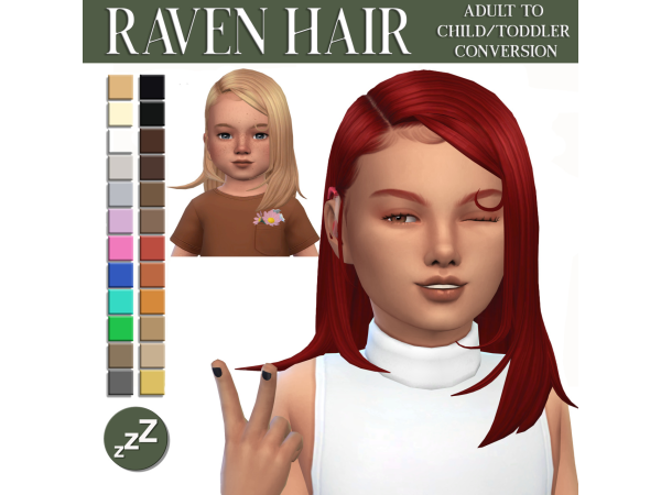 Maxis Match ORCHIONA HAIR CONVERSIONS by sleepyz sims - The Sims 4 Custom Content
