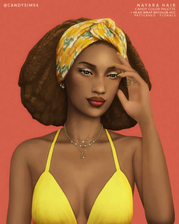 Maxis Match NAYARA HAIR by simsfinds - The Sims 4 Custom Content