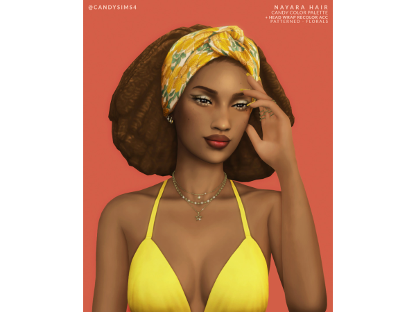 NAYARA HAIR by candysims4