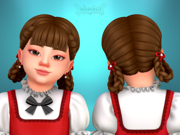 Mix Isabelly's Hair Ribbon with Pearl - The Sims 4 Custom Content