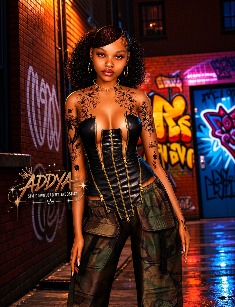 Alpha Addya (Sim Download) by shopwithflynnn - The Sims 4 Custom Content