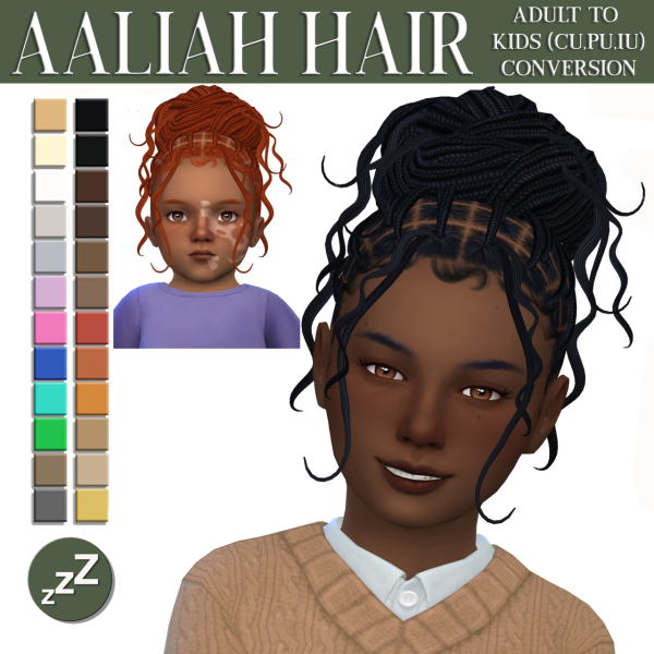 Maxis Match ORCHIONA HAIR CONVERSIONS by simsfinds - The Sims 4 Custom Content