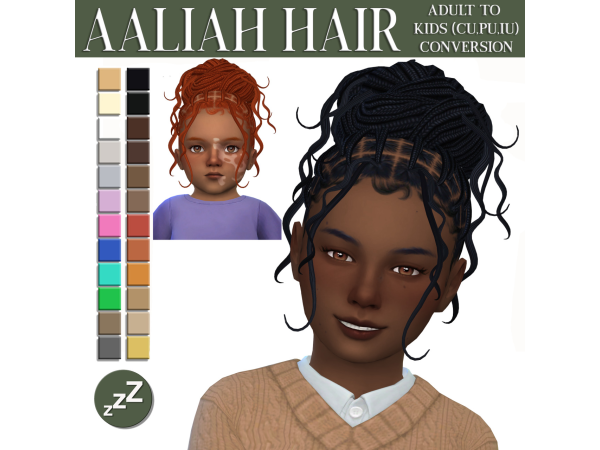 Maxis Match ORCHIONA HAIR CONVERSIONS by sleepyz sims - The Sims 4 Custom Content