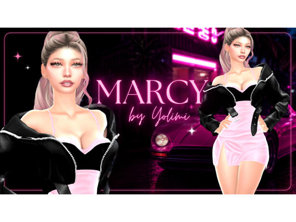 Alpha Marcy by Yolimi - The Sims 4 Custom Content