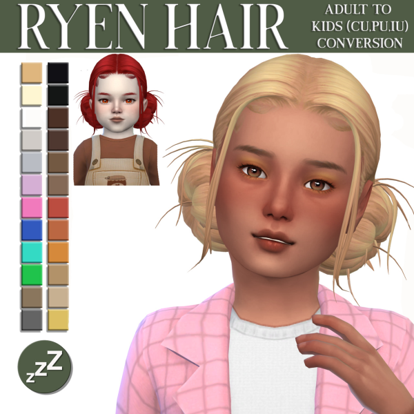 Maxis Match ORCHIONA HAIR CONVERSIONS by simsfinds - The Sims 4 Custom Content