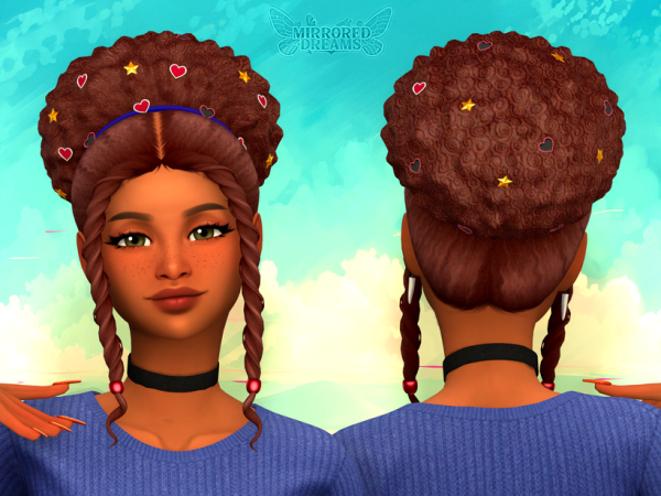 Maxis Match Samantha's Hair Hair Accessories - The Sims 4 Custom Content