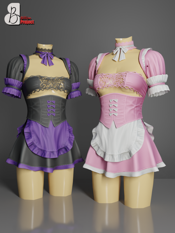 Alpha BillionProject Cristina Maid by billion_project666 - The Sims 4 Custom Content