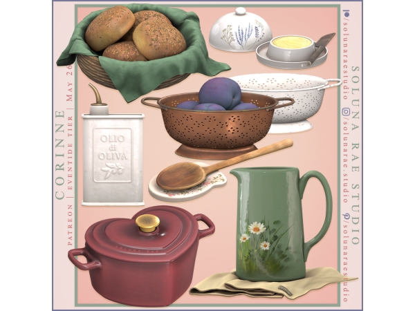 Alpha SolunaRae Corinne Set - The Sims 4 Custom Content