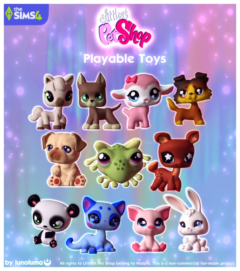 Maxis Match Littlest Pet Shop Playset for - The Sims 4 Custom Content