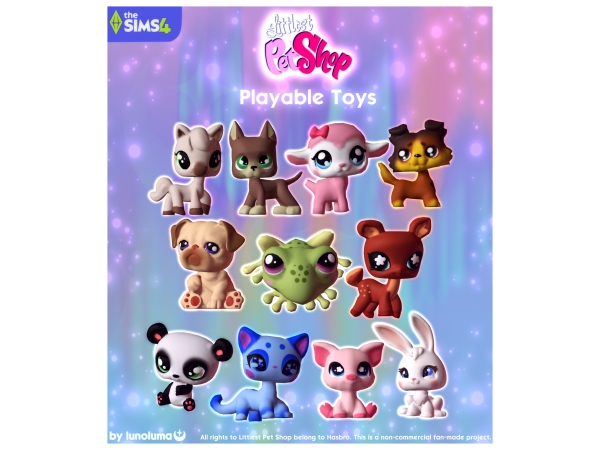 Maxis Match Littlest Pet Shop Playset for - The Sims 4 Custom Content