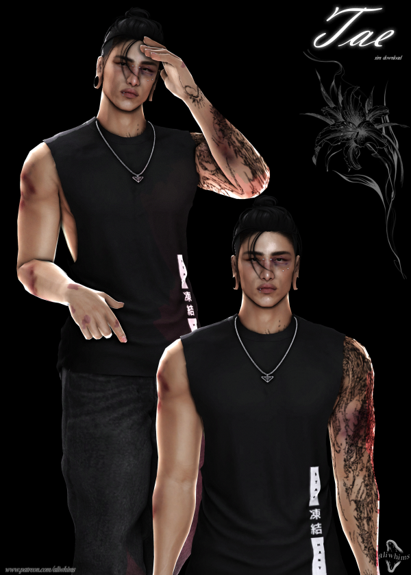 Alpha [aliwhims] Tae by simsfinds - The Sims 4 Custom Content