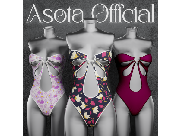 Alpha [ASOTA OFFICIAL] Pinna Bikini - The Sims 4 Custom Content