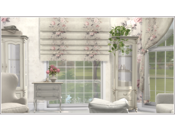 Mix Emily Roman Blind - The Sims 4 Custom Content