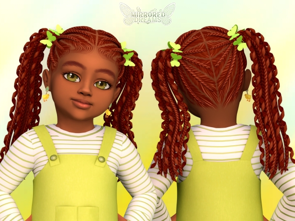 Mix Jamilly's Hair Butterfly Hair Clip - The Sims 4 Custom Content