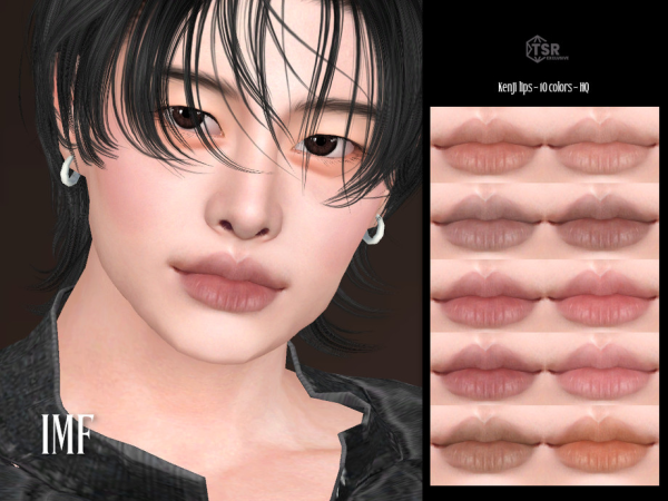 Alpha IMF Kenji Lips by IzzieMcFire - The Sims 4 Custom Content