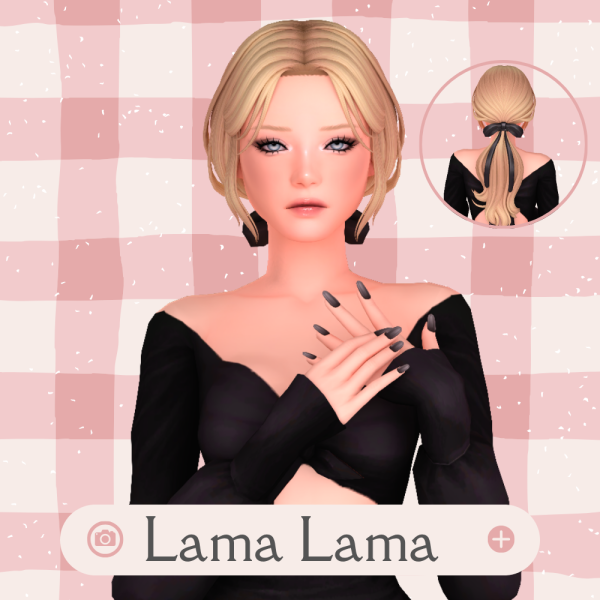 Maxis Match Hair Magdalen by simsfinds - The Sims 4 Custom Content
