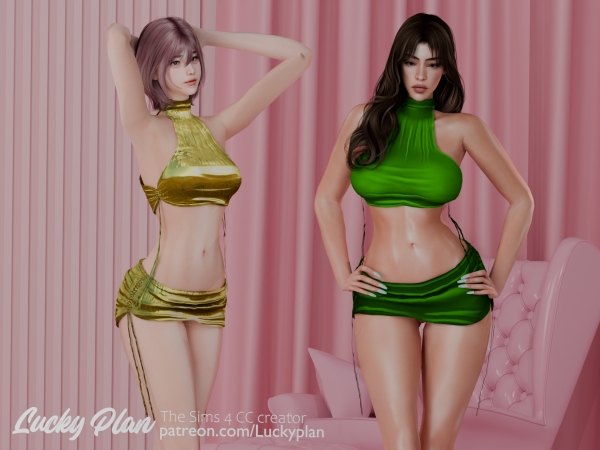 Alpha Lucky plan_Zaylee set - The Sims 4 Custom Content
