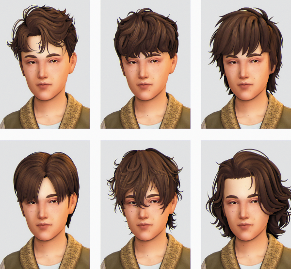Maxis Match Kids Conversion by simsfinds - The Sims 4 Custom Content
