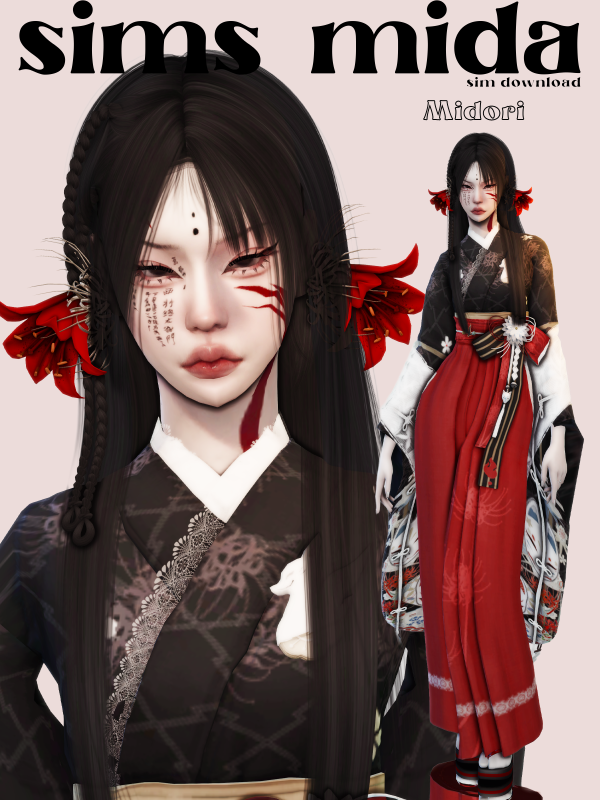 Alpha Midori by simsfinds - The Sims 4 Custom Content