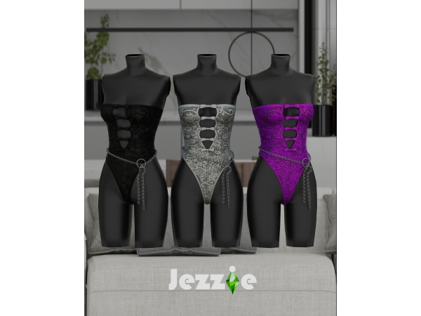 Alpha JEZZIETS4 COLINA JUMPSUIT - The Sims 4 Custom Content