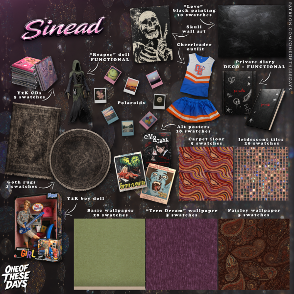 Alpha OOTD BuildBuy Sinead by oneofthesedays - The Sims 4 Custom Content