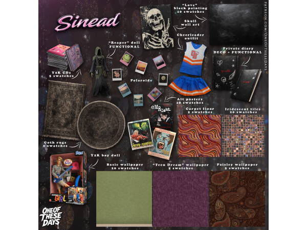 Alpha OOTD BuildBuy Sinead - The Sims 4 Custom Content