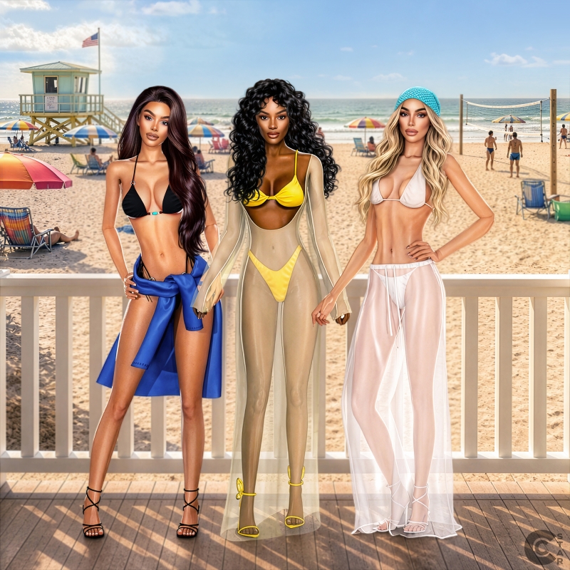 Mix Sunlit Sirens Collection by cool_content_star - The Sims 4 Custom Content
