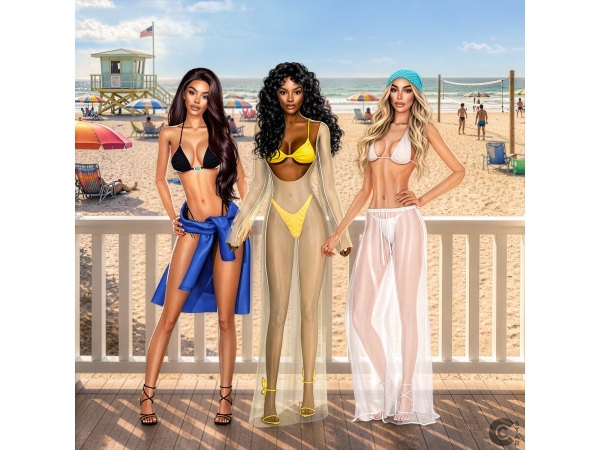 Mix Sunlit Sirens Collection - The Sims 4 Custom Content