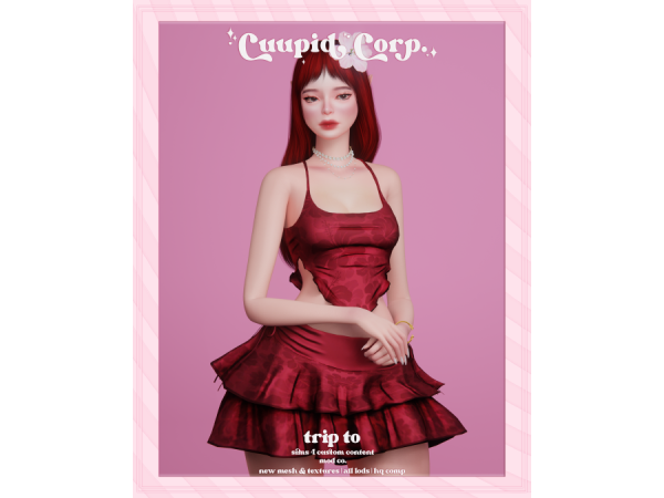 Alpha cuupid corp trip to outfit - The Sims 4 Custom Content