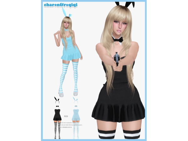 Mix [charonroqiqi]N26 - The Sims 4 Custom Content