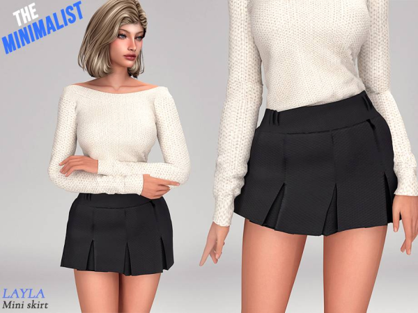 Alpha curseforge The studio mini skirt (the minimalist collection) - The Sims 4 Custom Content
