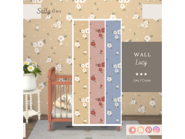 Alpha Wall LUCY - The Sims 4 Custom Content