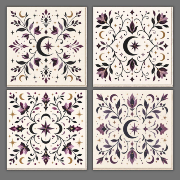 Mix Moonlight Manor Mystic Floor Tile Collection by simsfinds - The Sims 4 Custom Content