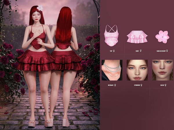Alpha Trip To Lookbook - The Sims 4 Custom Content