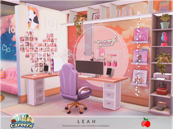 Mix Careers Leah gamer - The Sims 4 Custom Content