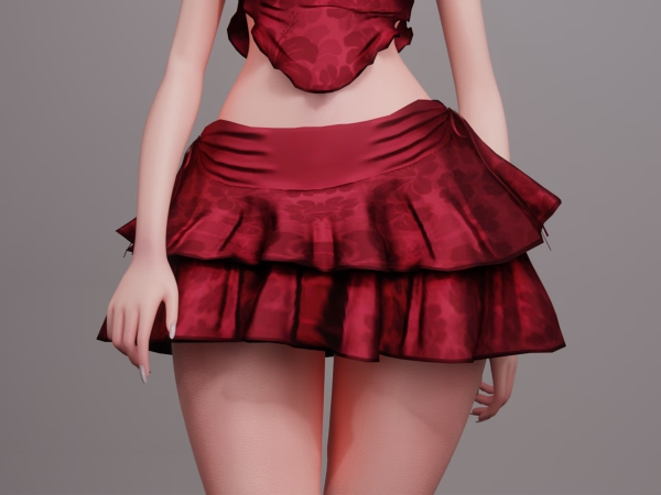 Alpha Trip To Skirt - The Sims 4 Custom Content