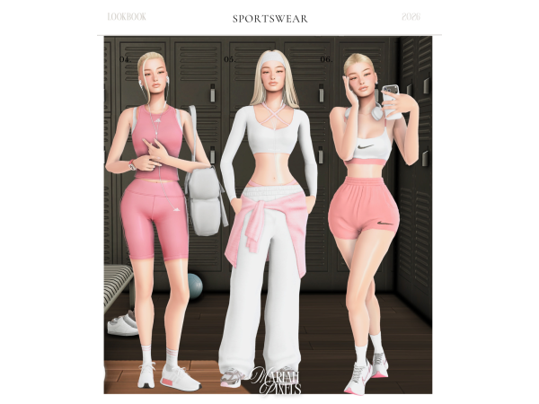 Mix sportswear by mariahpixels - The Sims 4 Custom Content