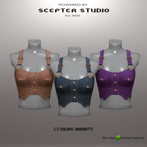 Alpha Alluna Outfit by scepterstudio - The Sims 4 Custom Content