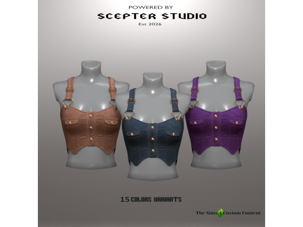 Alpha Alluna Outfit by Scepter - The Sims 4 Custom Content